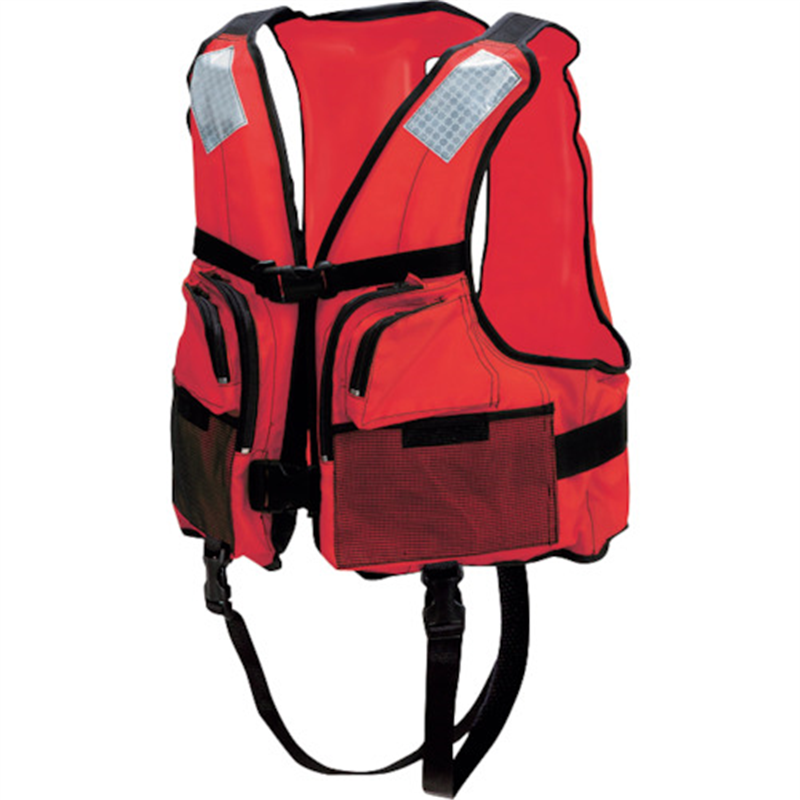 OCEANLIFE 小型船舶用ライフジャケット レッド TYPE A 1着（ご注文単位1着）【直送品】