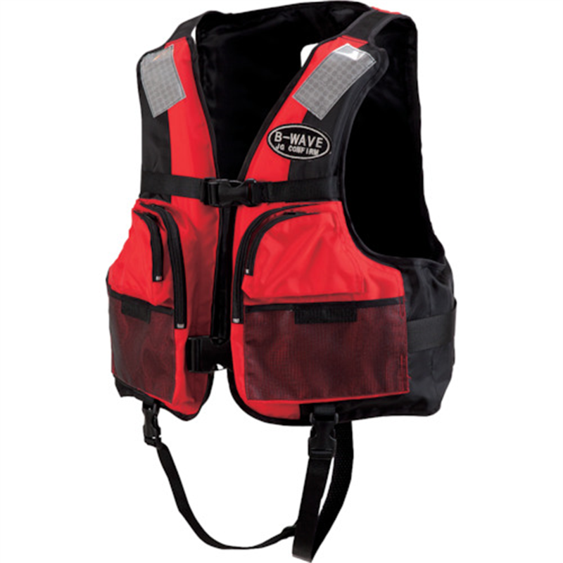 OCEANLIFE 小型船舶用ライフジャケット レッド TYPE D 1着（ご注文単位1着）【直送品】