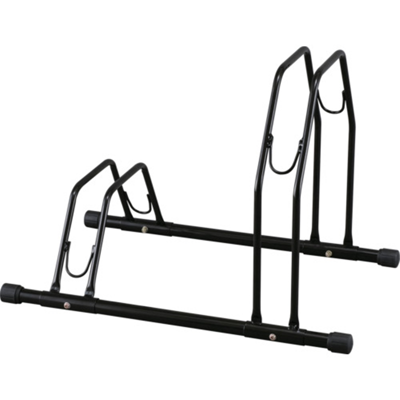 IRIS 206338 自転車スタンド(2台用) ブラック 1台（ご注文単位1台）【直送品】