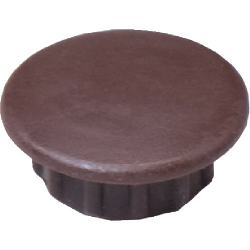 ダンドリビス 穴キャップ(10mm)ダークブラウンA10-9 ブリスターパック 1パック（ご注文単位1パック）【直送品】