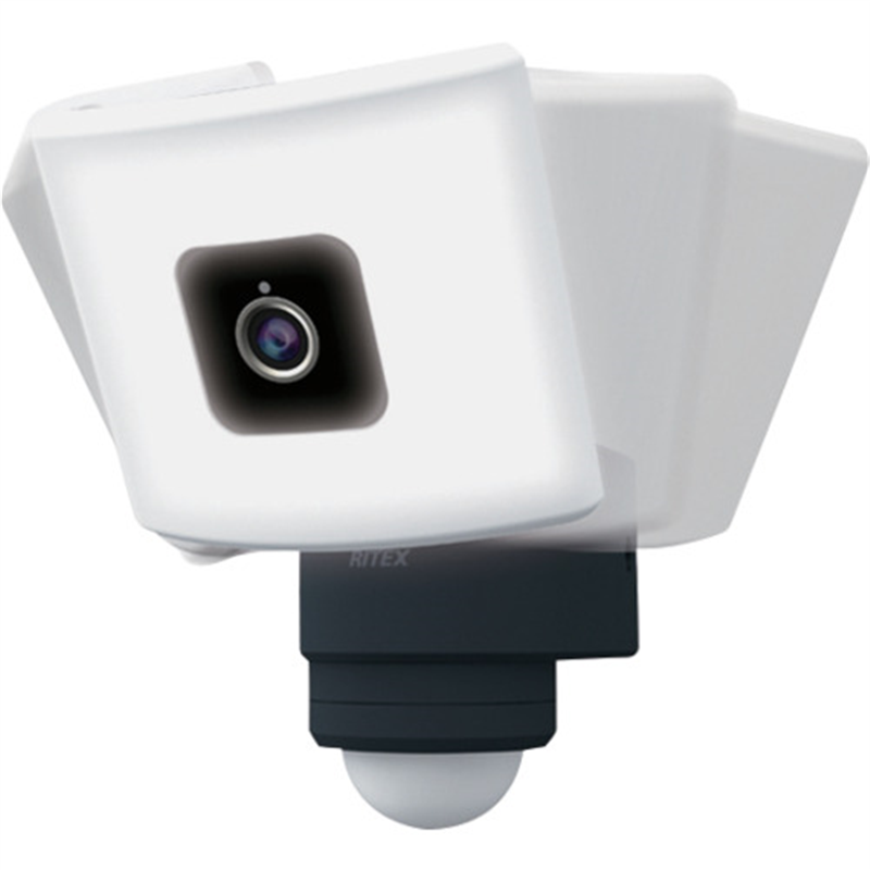 musashi 追尾式LEDセンサーライト Wi-Fiカメラ 20Wワイド  1台（ご注文単位1台）【直送品】