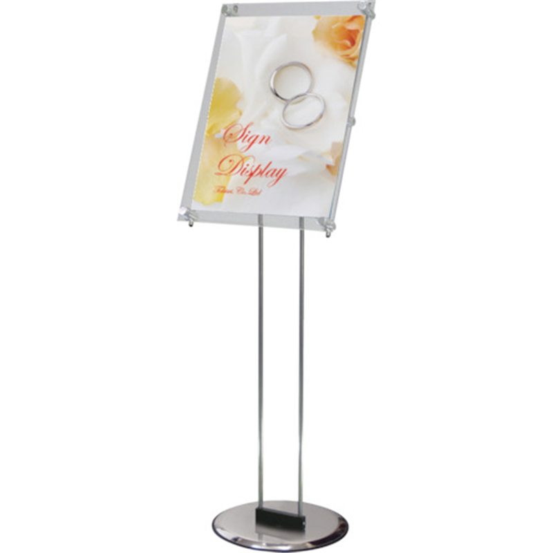 TOKISEI パネルスタンド クリエイティブアクリルスタンド ポール A3縦 297×420 1台（ご注文単位1台）【直送品】