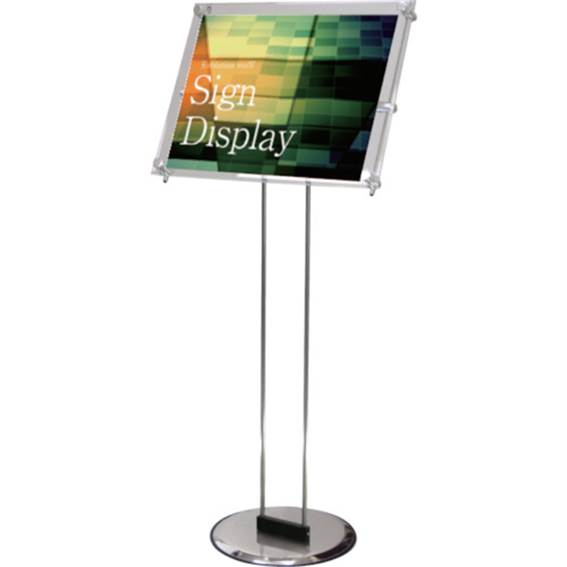TOKISEI パネルスタンド クリエイティブアクリルスタンド ポール A3横 420×297 1台（ご注文単位1台）【直送品】