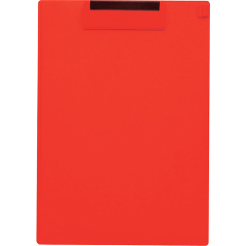 OP クリップボード A4E 赤 1枚（ご注文単位1枚）【直送品】