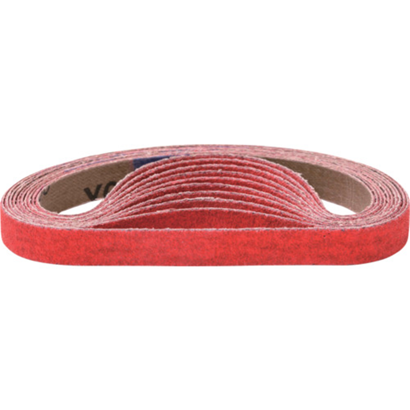 NRS 研磨ベルト セラックベルト 赤 12×330 #60 1本（ご注文単位20本）【直送品】