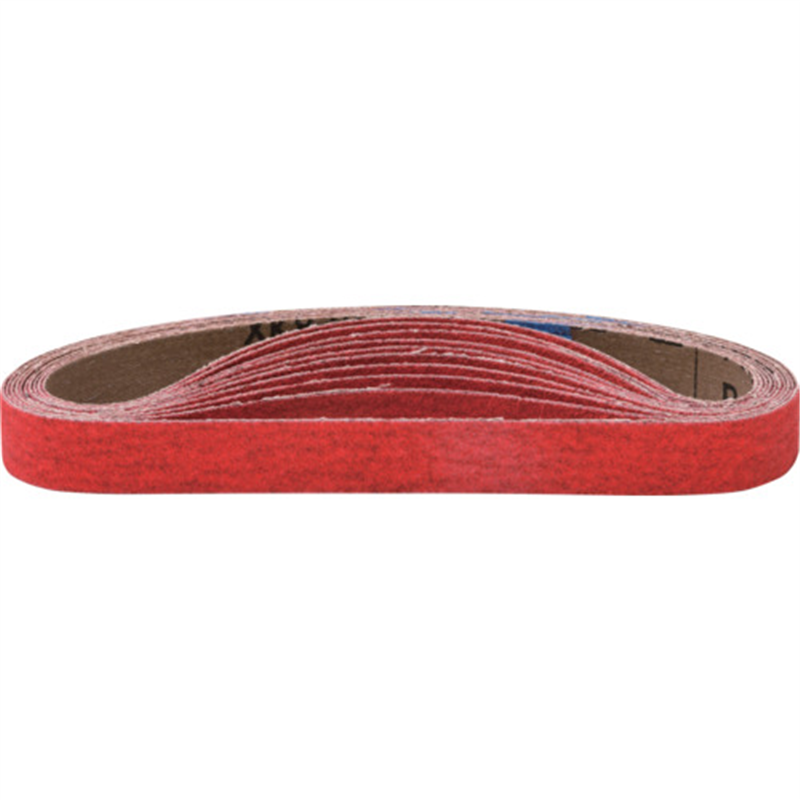 NRS 研磨ベルト セラックベルト 赤 20×520 #120 1本（ご注文単位10本）【直送品】