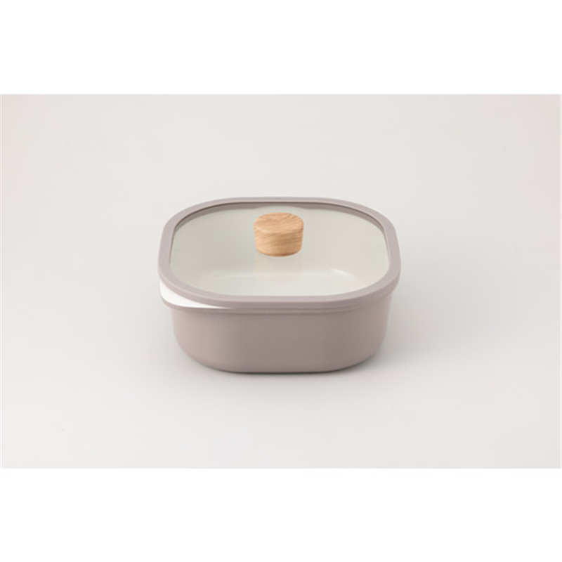 Iwatani スクエアポット20 モカ 1個（ご注文単位6個）【直送品】