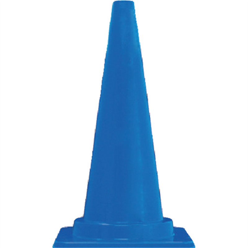 安全興業 安全コーン カットコーン 青 1本（ご注文単位1本）【直送品】