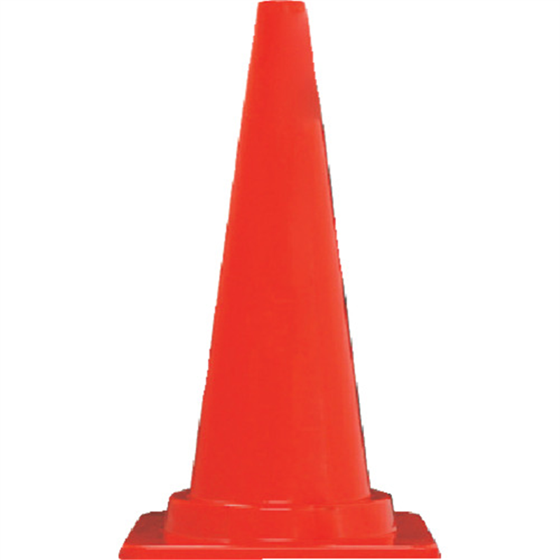 安全興業 安全コーン カットコーン 赤 1本（ご注文単位1本）【直送品】
