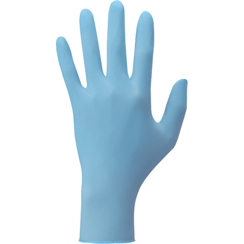 SHOWA 耐薬品手袋 ニトリルゴム製化学防護手袋 使いきりタイプ 100枚入 Mサイズ 1箱（ご注文単位1箱）【直送品】