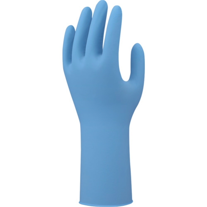 SHOWA 耐薬品手袋 ニトリルゴム製化学防護手袋 使いきりロングタイプ 50枚入 Sサイズ 1箱（ご注文単位1箱）【直送品】