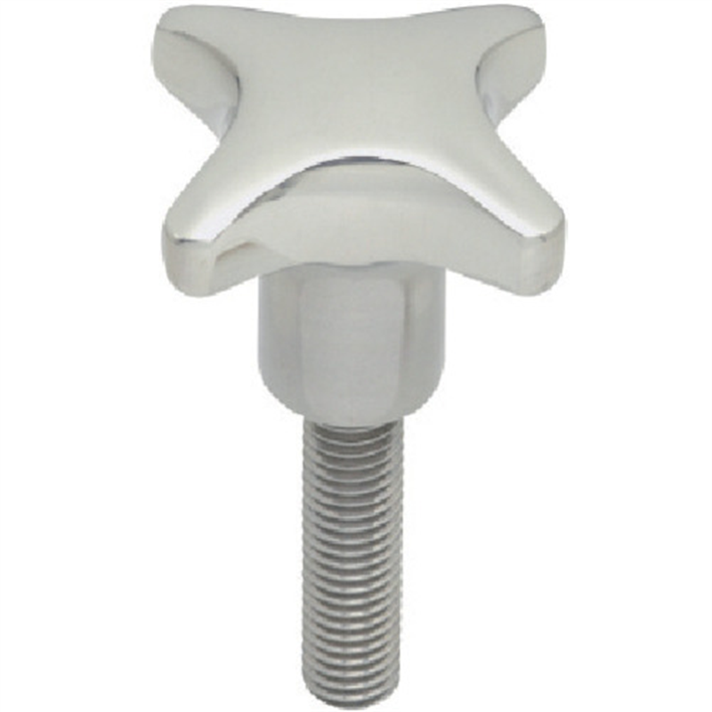 イマオ ステンレスクロスノブ(オネジ) 外径32mm ねじ径M6×1.0 1個（ご注文単位1個）【直送品】