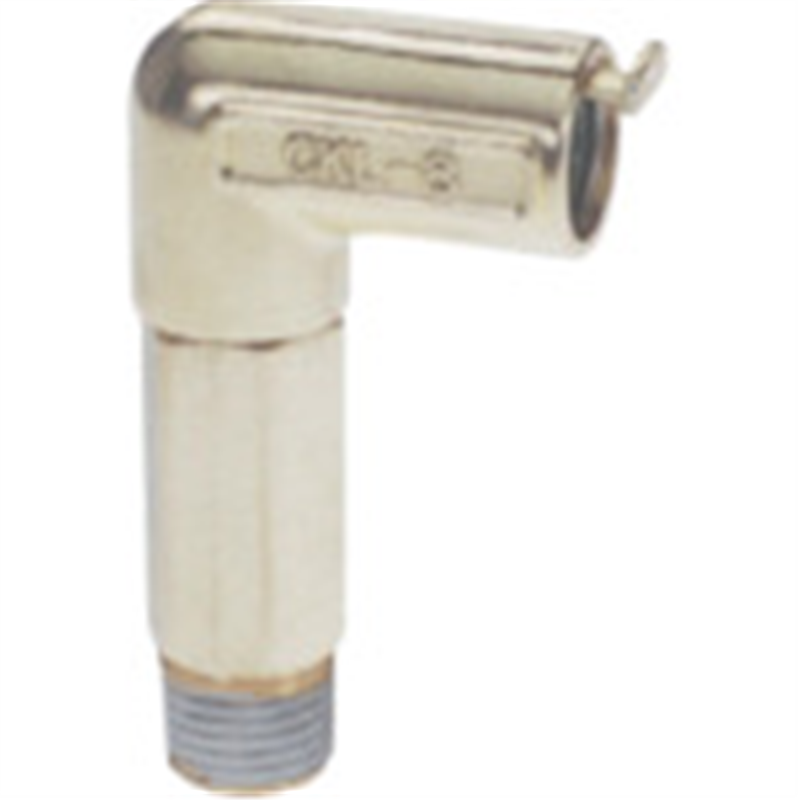 チヨダ タッチコネクターロングエルボ(金属) 8mm・R1/4 1個（ご注文単位1個）【直送品】