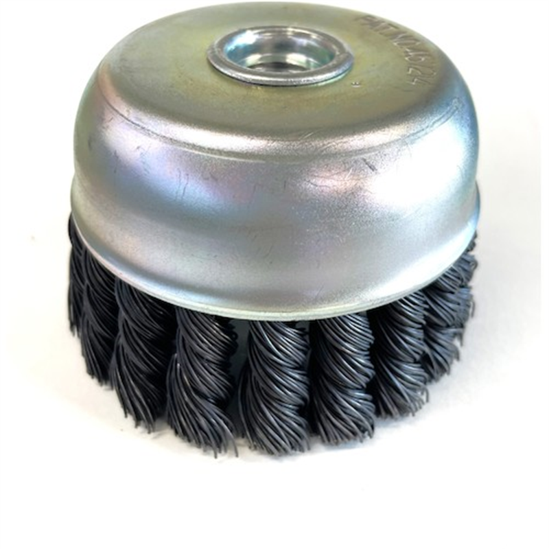 高島産業 カップブラシ 電動工具用 カップ型 90xM16x30x80 HSW-0.5 1個（ご注文単位1個）【直送品】