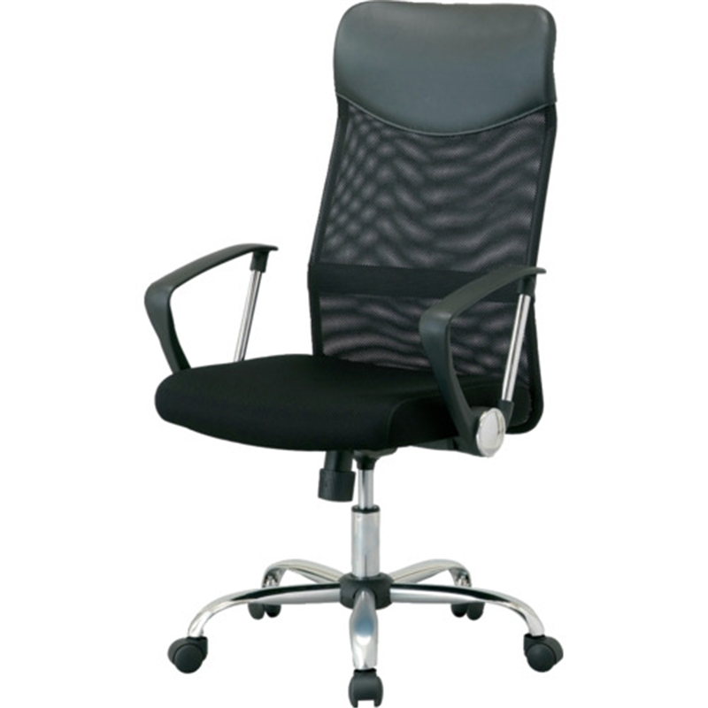 ナカバヤシ OAネットチェア/ハイバック/ブラック 1台（ご注文単位1台）【直送品】