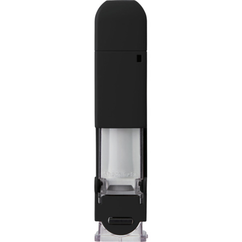 シヤチハタ ワンタッチ式印鑑ホルダー ハンコ・ベンリ ブラック 1個（ご注文単位1個）【直送品】