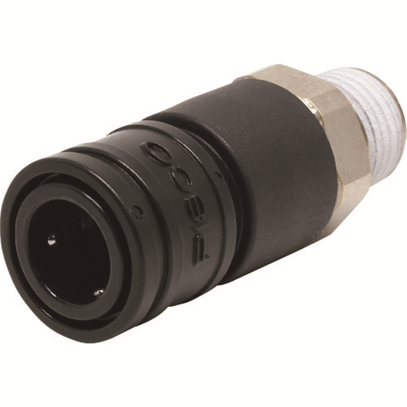 PISCO ライトカップリング ソケット テーパネジタイプ(15シリーズ) 1個（ご注文単位1個）【直送品】