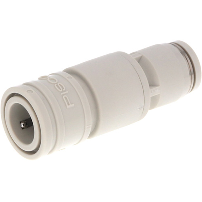 PISCO ライトカップリング 15シリーズソケット ワンタッチ継手タイプ チューブ外径:6mm ライトグレー仕様 1個（ご注文単位1個）【直送品】