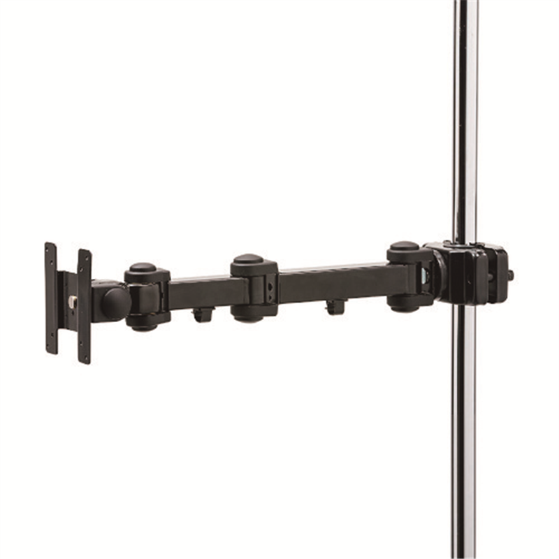 SANWA 高耐荷重支柱取付けモニタアーム 1台（ご注文単位1台）【直送品】