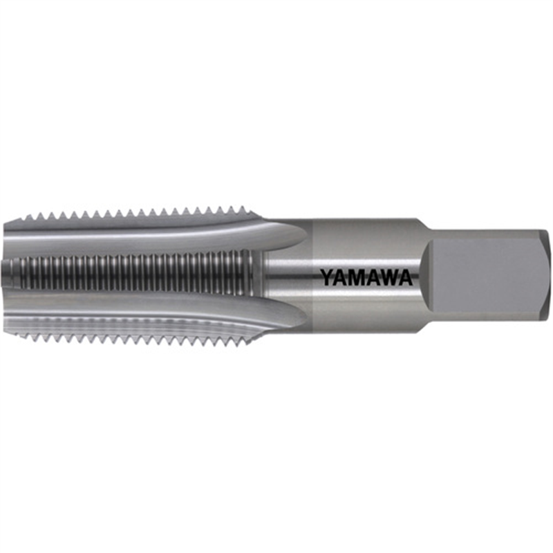 ヤマワ 管用テーパねじ用鋳鉄用超硬ハンドタップ長ねじ形 CT-PT 1/16-28 1本（ご注文単位1本）【直送品】