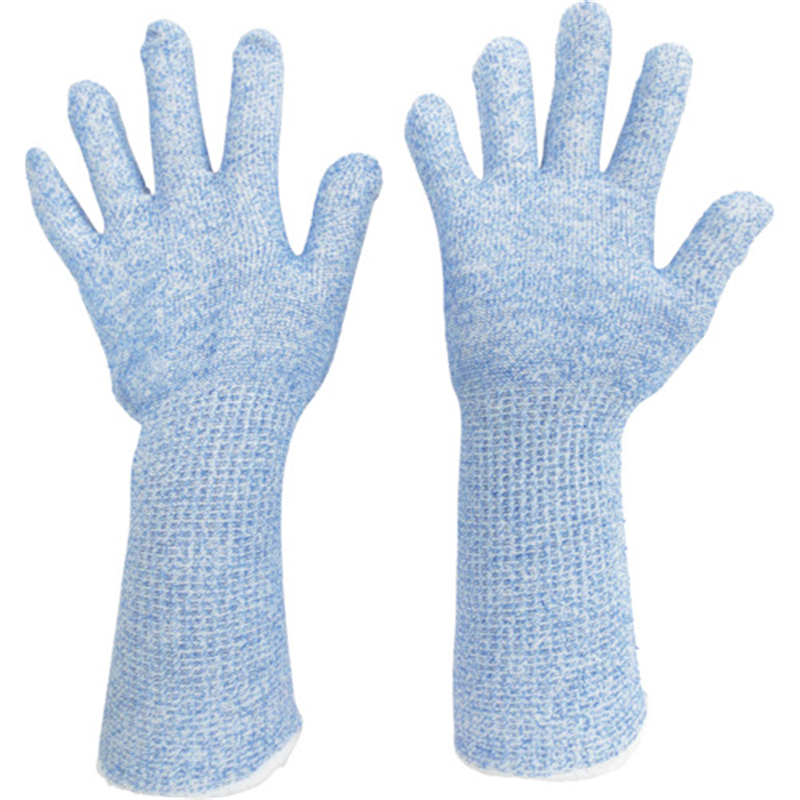 ミドリ安全 耐切創性手袋 カットガード F102NFロング S 1双（ご注文単位1双）【直送品】