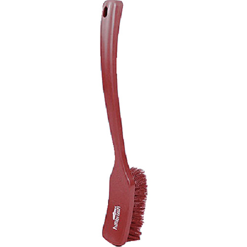 HillBrush ロングハンドルブラシ(ソフト)赤 406X50 1本（ご注文単位1本）【直送品】