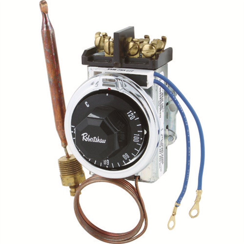 ロバートショウ 温度コントローラー ローバートショウ サーモスタットD33シリーズ (ダイヤル式)温度範囲15~120℃ 1台（ご注文単位1台）【直送品】