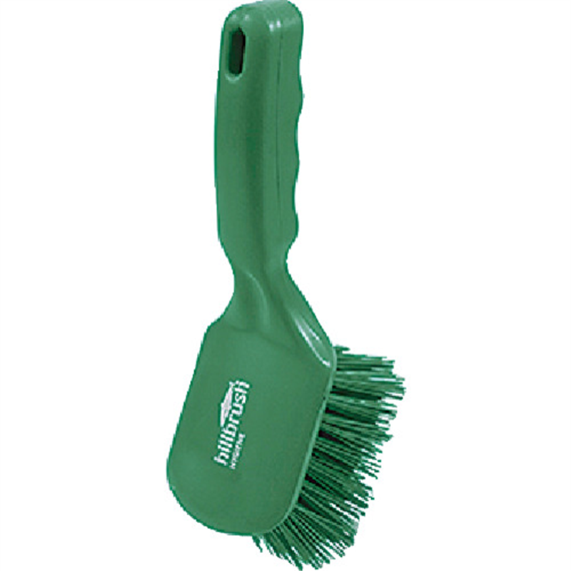 HillBrush ショートハンドルブラシ(ハード)緑 254X72 1本（ご注文単位1本）【直送品】