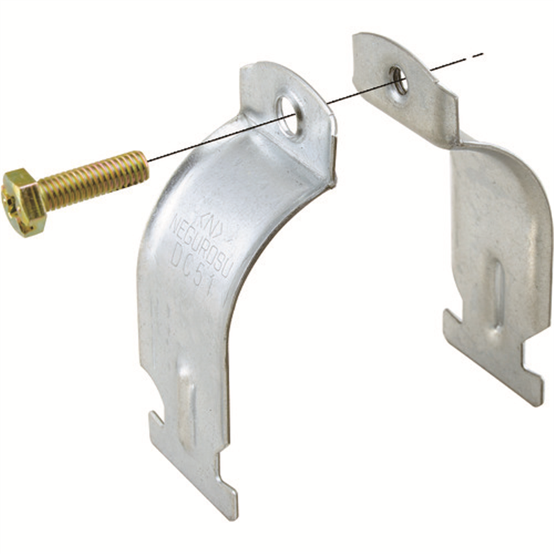 NEGUROSU ダクタークリップ 適合管径47.8mm(10個入) 1袋（ご注文単位1袋）【直送品】