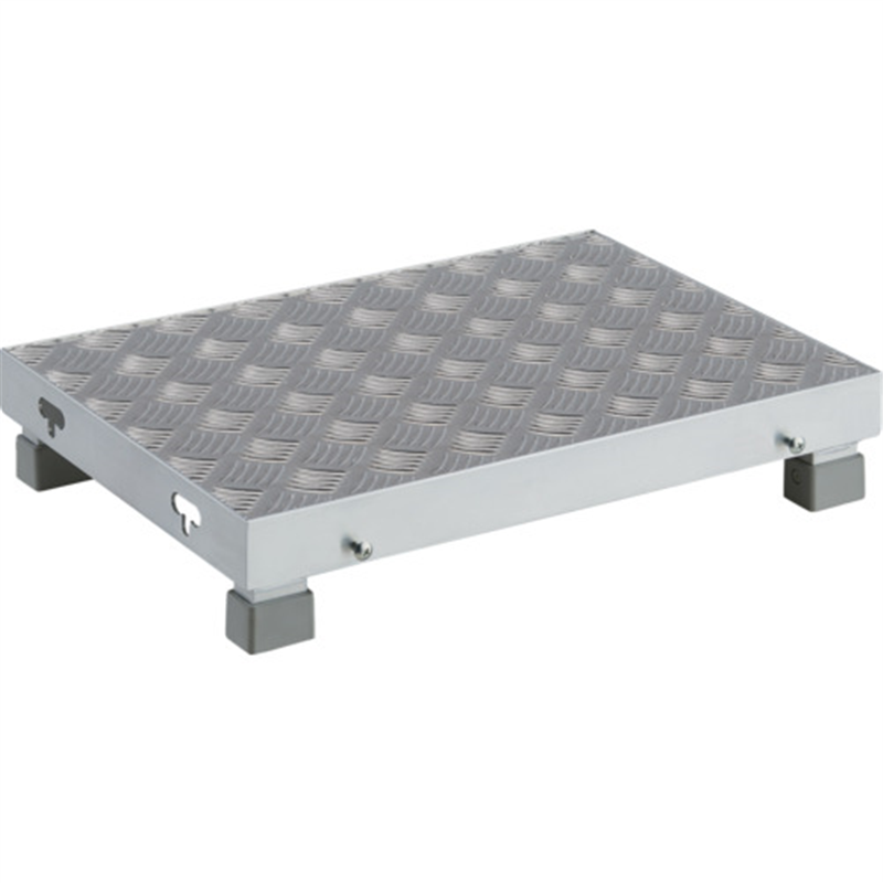 ハセガワ 連結低床アルミステップ 0.10m 1台（ご注文単位1台）【直送品】