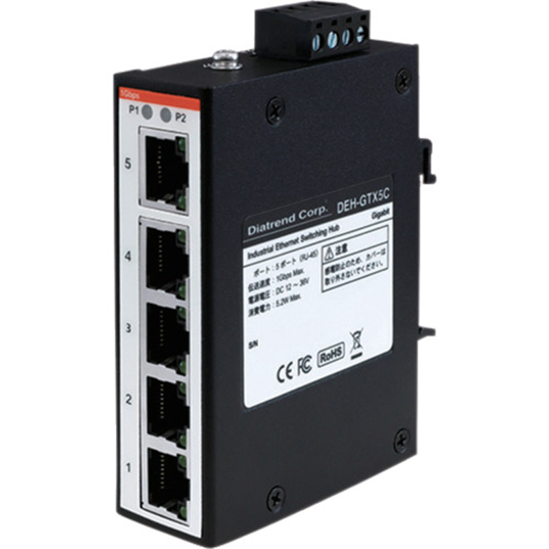 Diatrend 産業用イーサネットスイッチングハブ ギガビットタイプ  1台（ご注文単位1台）【直送品】