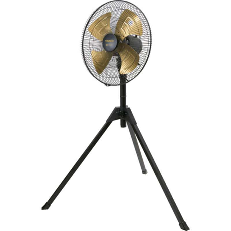 TRUSCO 全閉式工場扇 ジェネラルファンDC省エネ スタンドタイプ アルミハネ 1台（ご注文単位1台）【直送品】