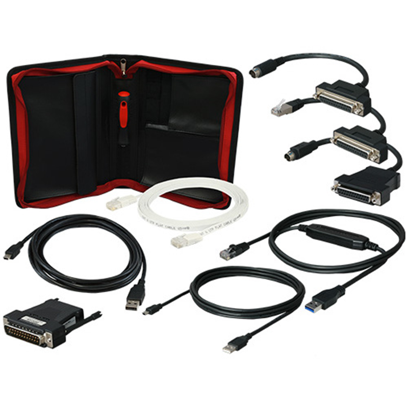 Diatrend 三菱CPU/三菱表示器/三菱インバータ/三菱ACサーボアンプ⇔PC用インタフェースコンバータ フルセットバッグ 1本（ご注文単位1本）【直送品】