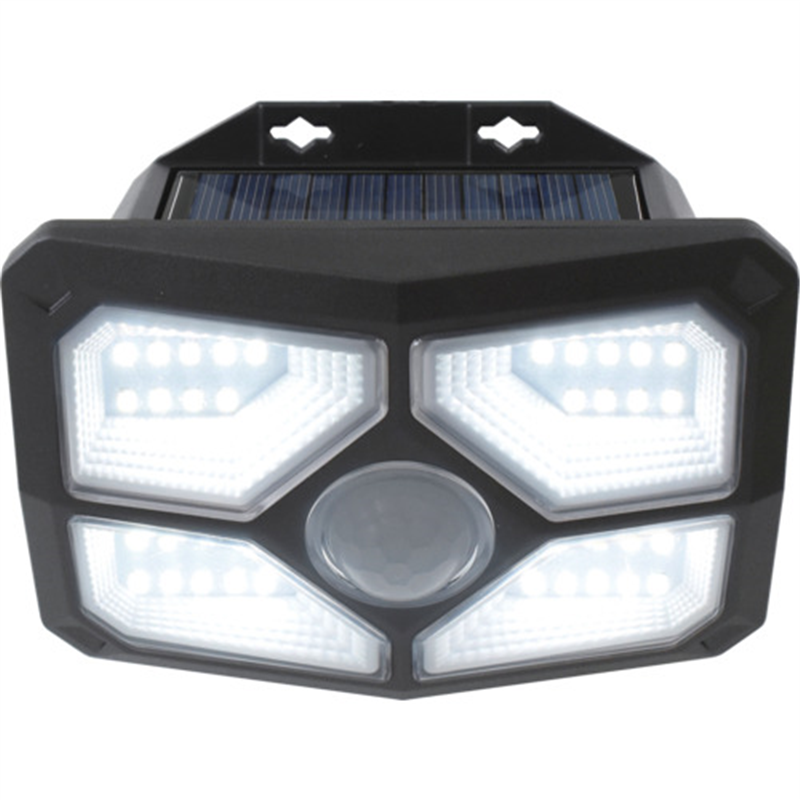 大進 明るさ切替えができるソーラーウォールライト 1台（ご注文単位1台）【直送品】