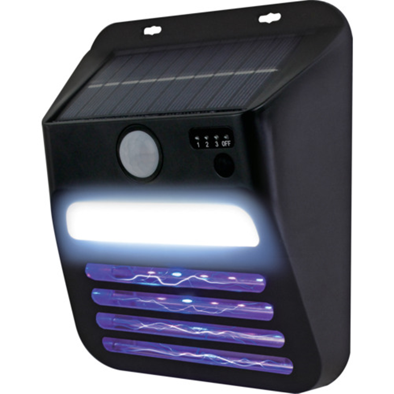 大進 電撃殺虫ソーラーセンサーライト 1台（ご注文単位1台）【直送品】