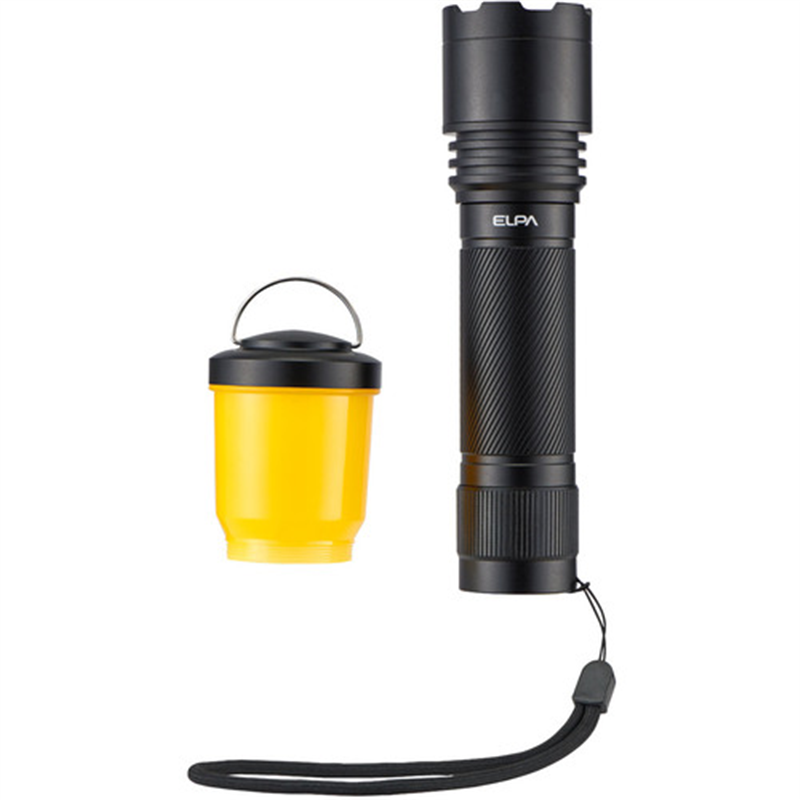 ELPA 懐中電灯 大光量アルミライト1500LM 1個（ご注文単位1個）【直送品】