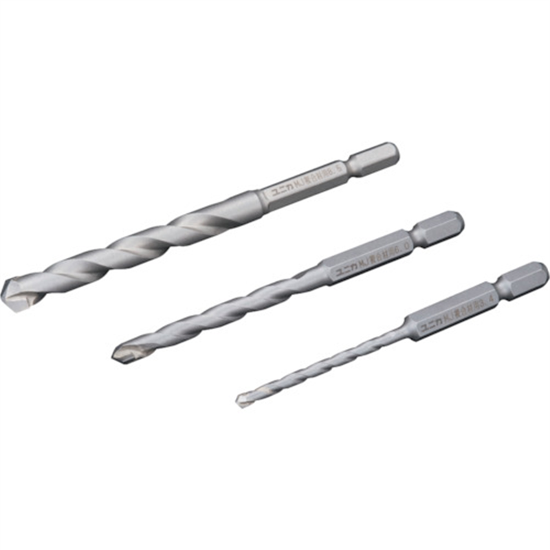 UNIKA 充電マルチドリルビット MJタイプ 3.4mm 3本セット 1セット（ご注文単位1セット）【直送品】