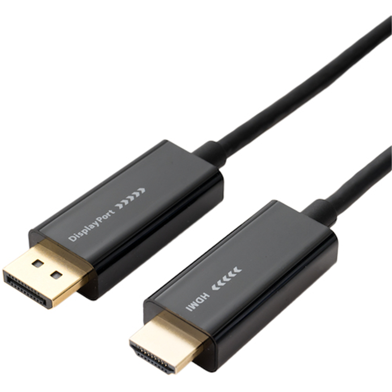 MCO DisplayPort to HDMI2.0ケーブル ブラック 2m 1パック（ご注文単位1パック）【直送品】