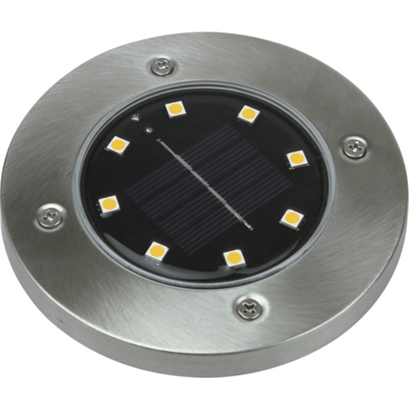 大進 埋め込み式ソーラーガーデンライト昼白色 1個（ご注文単位1個）【直送品】