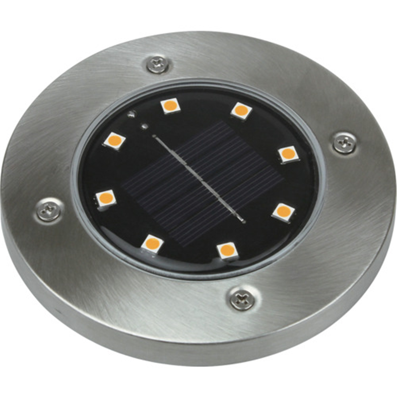 大進 埋め込み式ソーラーガーデンライト電球色 1個（ご注文単位1個）【直送品】