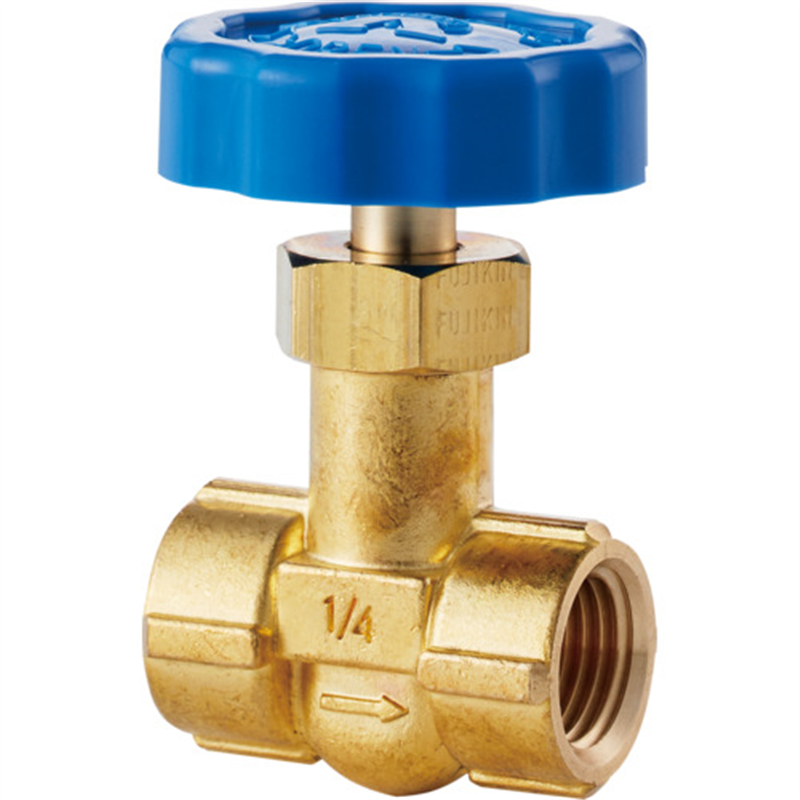 Fujikin 黄銅製ニードルストップバルブ 1台（ご注文単位1台）【直送品】
