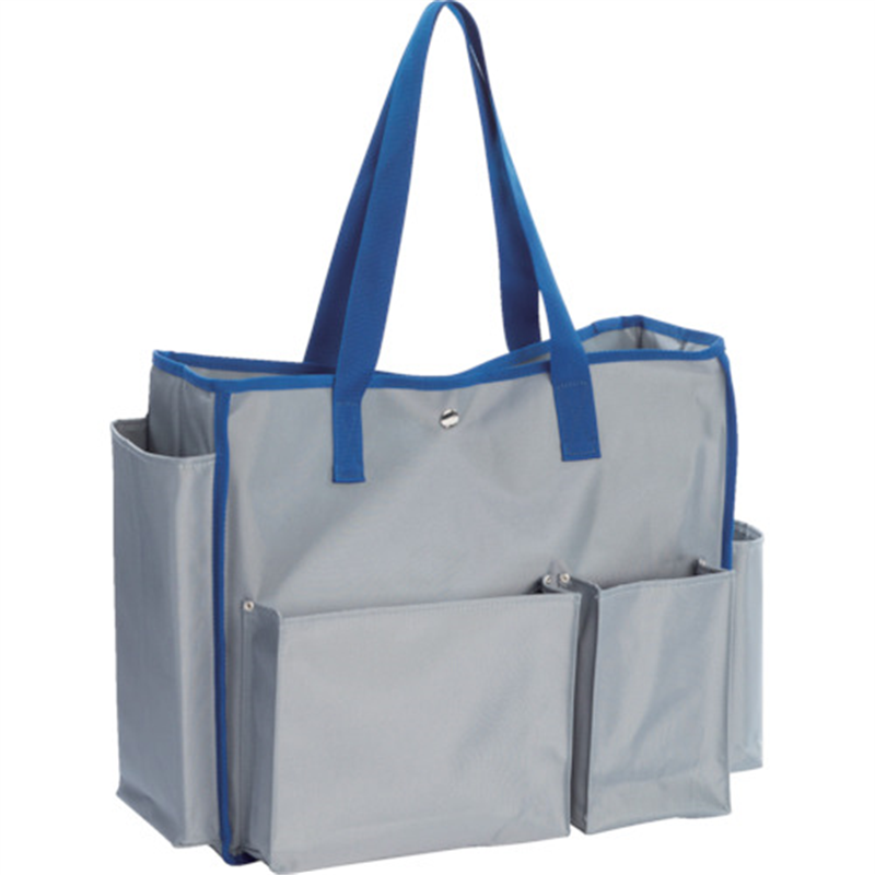 テラモト BMトートバックS ブルー 1個（ご注文単位1個）【直送品】