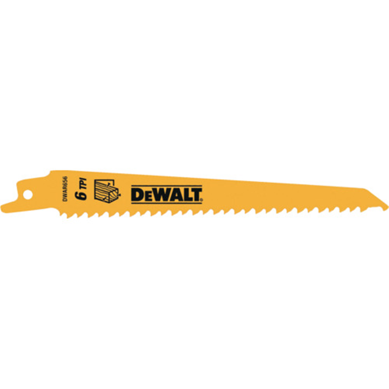 DEWALT レシプロソーブレード・セーバーソーブレード・レシプロソー替刃・セーバーソー替刃 セーバーソーブレード6山x150mm(5枚) 1パック（ご注文単位1パック）【直送品】