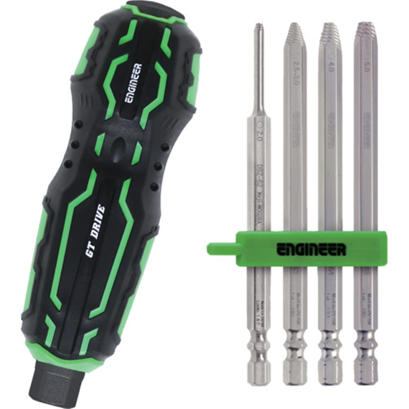ENGINEER GTドライヴ ネジモグラセット 1セット（ご注文単位1セット）【直送品】