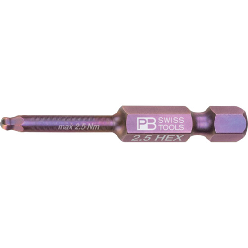 PBスイスツールズ 六角ネジ用精密ビットE6 1本（ご注文単位1本）【直送品】