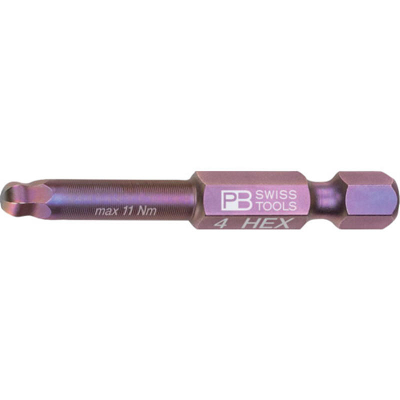 PBスイスツールズ 六角ネジ用精密ビットE6 1本（ご注文単位1本）【直送品】