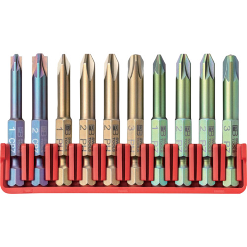 PBスイスツールズ E6-712ビットブロックセット 1セット（ご注文単位1セット）【直送品】