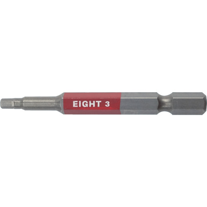 EIGHT トーションビット EX/IMPACT 六角カラービット単品 3mm×65mm 差込溝13mm 1本（ご注文単位1本）【直送品】