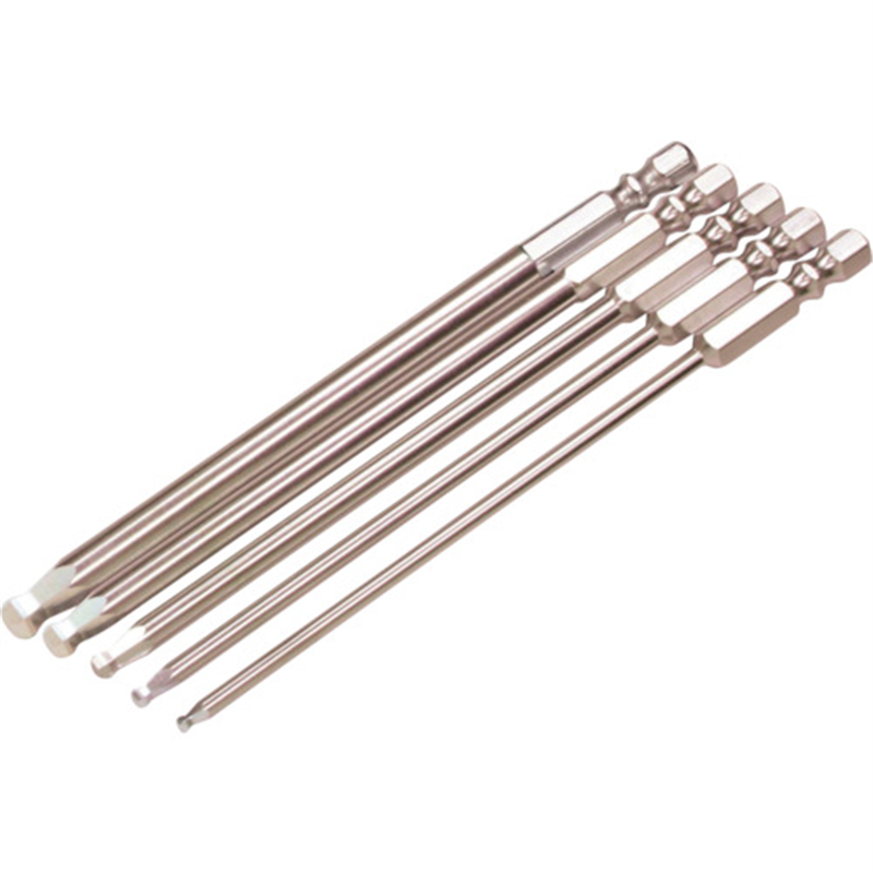 EIGHT 六角棒ビット テーパー 対辺6.35 溝9&13 2.5X130 単品 1本（ご注文単位1本）【直送品】