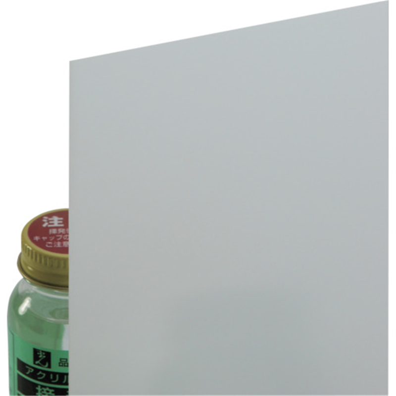 光 エンビ板 乳半 1×1820×910mm 1枚（ご注文単位1枚）【直送品】